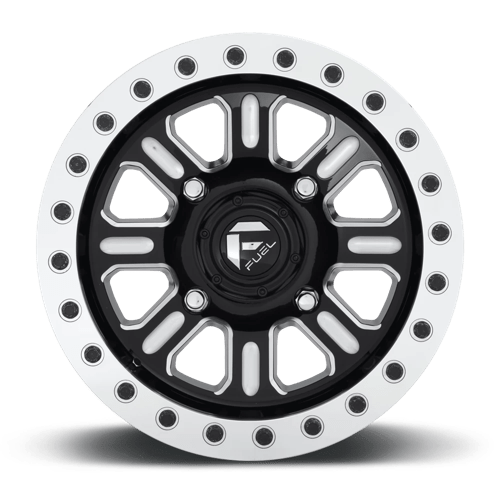 15X7 Fuel UTV D910 Hardline Beadlock Gloss Black-MIL 4X156 ET38 wheel/rim