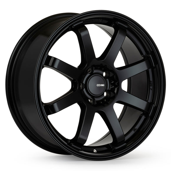 17x9 Enkei Vanquish Gloss Black 5x100 ET45 CB72.6 Wheel Rim