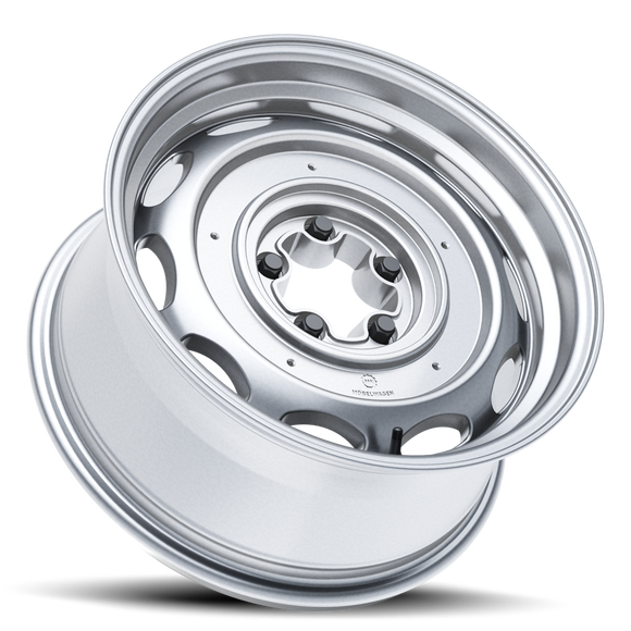 16x7.5 Mobelwagen 512S Interceptor Silver 5x112 ET23 CB68.2 Wheel