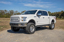Rough Country Oval Nerf Step Crew Cab Black For Ford F-150 15-23