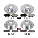 PowerStop Z23 Daily Driver Carbon-Fiber Ceramic Brake Pad and Drilled & Slotted