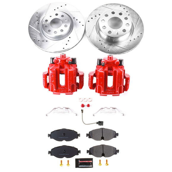 PowerStop Z23 Daily Driver Carbon-Fiber Ceramic Brake Pad and Drilled & Slotted