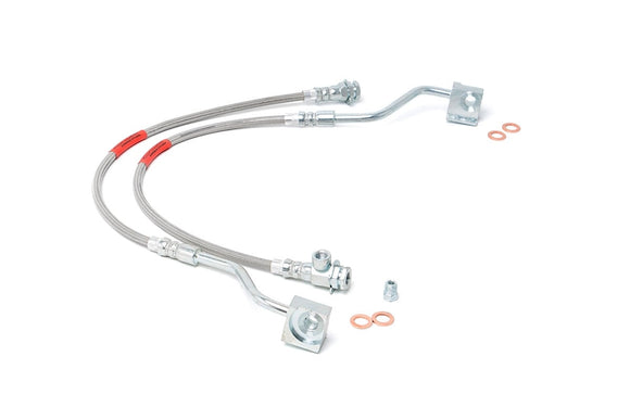 Rough Country Brake Lines StainlessFR For 4-6" LiftFord Bronco F-150 80-96