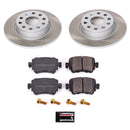 PowerStop Semi-Coated Rotor and Low-Dust Ceramic Brake Pad Kit