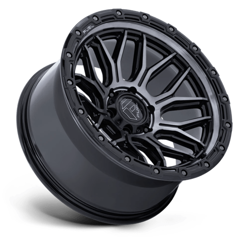 17x9 Fuel Off-Road FC881 Surge Black Machined Tinted 6x139.7 ET20 Rim
