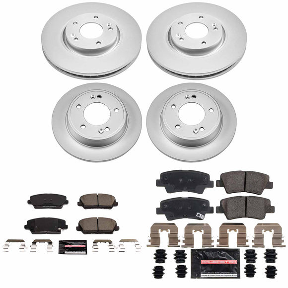 Z23 Daily Driver Premium Carbon-Fiber Ceramic Brake Pad and Fully Coated Rotor K