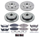 PowerStop OE Stock Replacement Low-Dust Ceramic Brake Pad and Rotor Kit