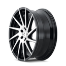22x8.5 Kraze Spinner Black/Machined 5x112 ET40 wheel/rim