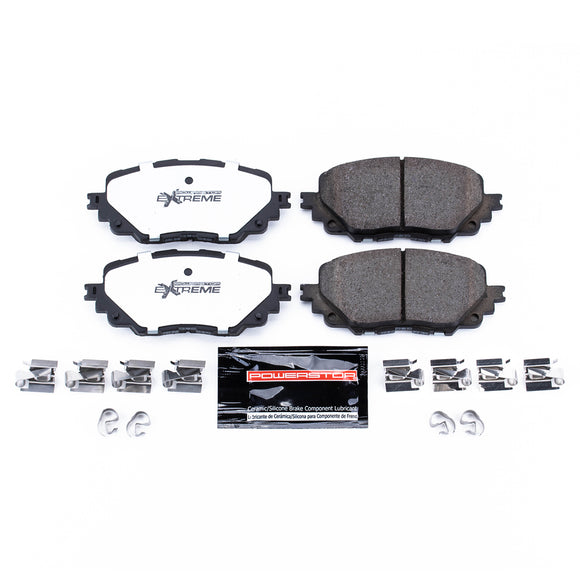 PowerStop Z26 Street Performance Carbon-Fiber Ceramic Brake Pads With Hardware