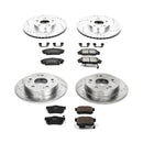 PowerStop Z23 Daily Driver Carbon-Fiber Ceramic Brake Pad and Drilled & Slotted