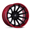 20x10 Fuel Off-Road FC403 Burn Matte Black With Candy Red Lip 6x135 ET-18 Wheel