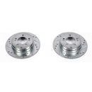 PowerStop Evolution Drilled Slotted Rotors Pair Rear For Hyundai Sonata