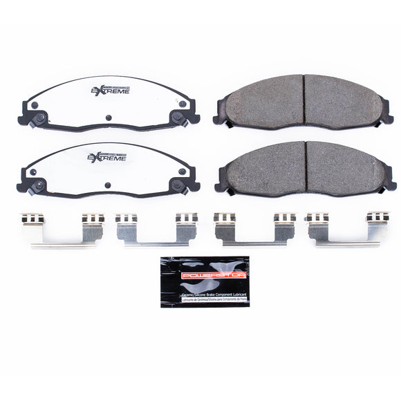 PowerStop Z26 Street Performance Carbon-Fiber Ceramic Brake Pads With Hardware