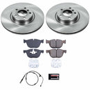 PowerStop OE Stock Replacement Low-Dust Ceramic Brake Pad and Rotor Kit