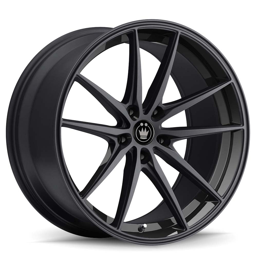 18x9 Konig Oversteer Gloss Black 5x100 ET42 Wheel Rim