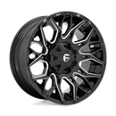 22X10 Fuel D769 TWITCH Glossy Black Milled 6X135/6X139.7 ET-18 wheel/rim