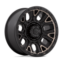 20x9 Fuel Off-Road D824 Traction Matte Black Double Dark Tint 8x165.1 ET1 Wheel