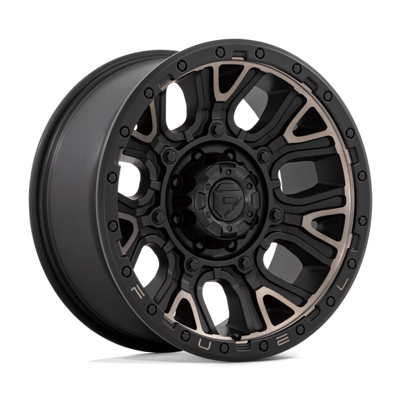 20x9 Fuel Off-Road D824 Traction Matte Black Double Dark Tint 8x165.1 ET1 Wheel