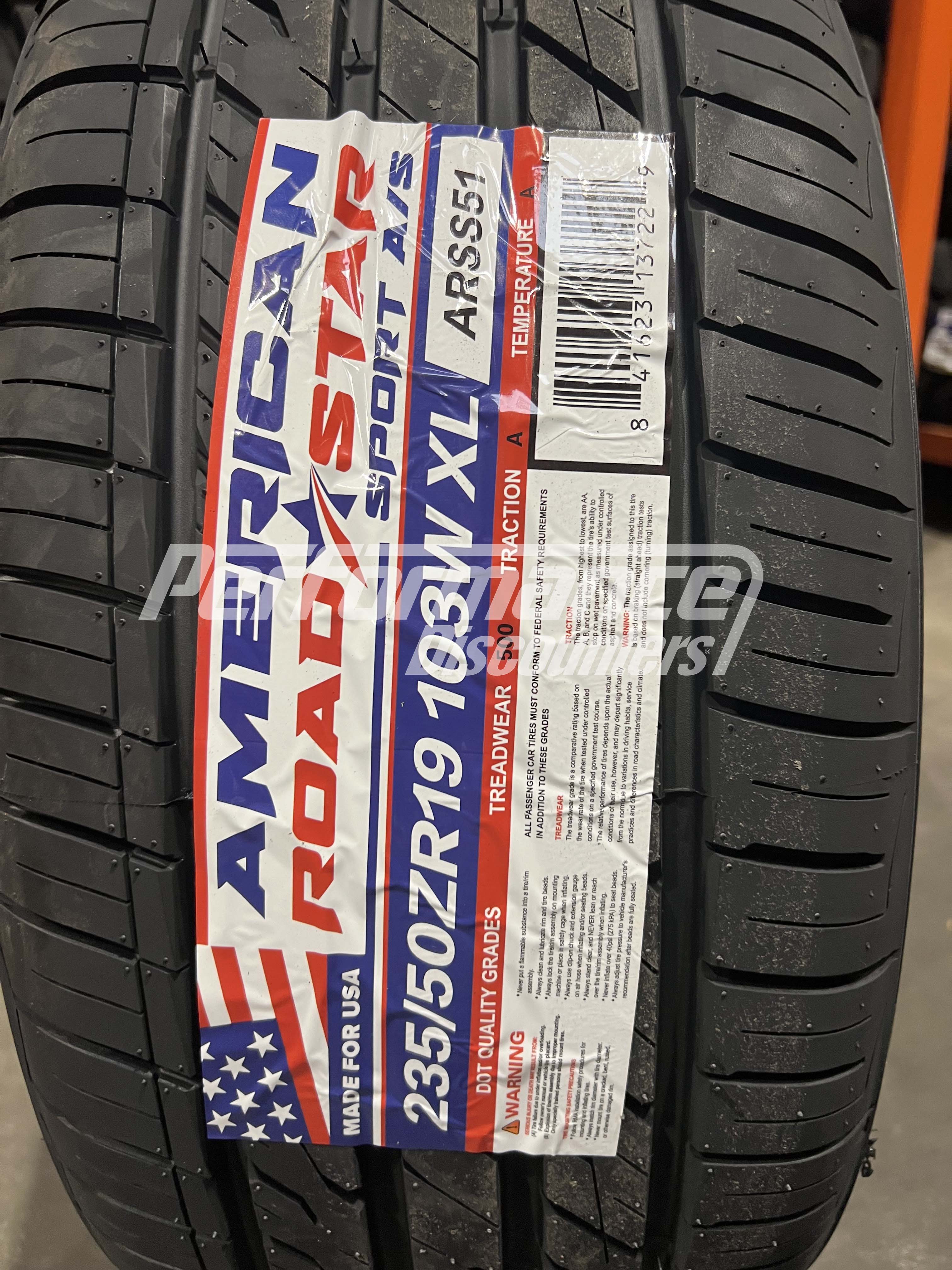 American Roadstar Sport AS Tire(s) 235/50R19 103W SL BSW 235 50 19 2355019