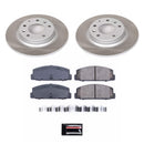 PowerStop Semi-Coated Rotor and Low-Dust Ceramic Brake Pad Kit
