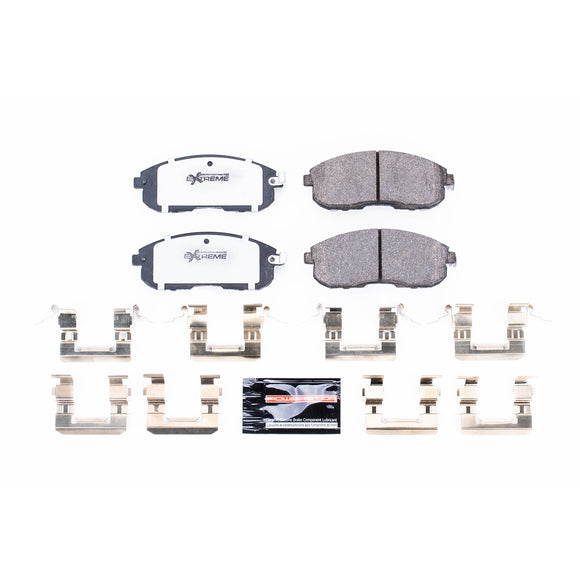 PowerStop Z26 Street Performance Carbon-Fiber Ceramic Brake Pads With Hardware