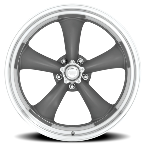 14x6 American Racing Classic Torq Thrust II 1 Pc Gray Wheel 5X120.7 14-6
