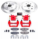 PowerStop Z23 Daily Driver Carbon-Fiber Ceramic Pads Drilled & Slotted Rotor & C