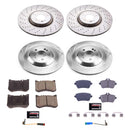 PowerStop OE Stock Replacement Low-Dust Ceramic Brake Pad and Rotor Kit