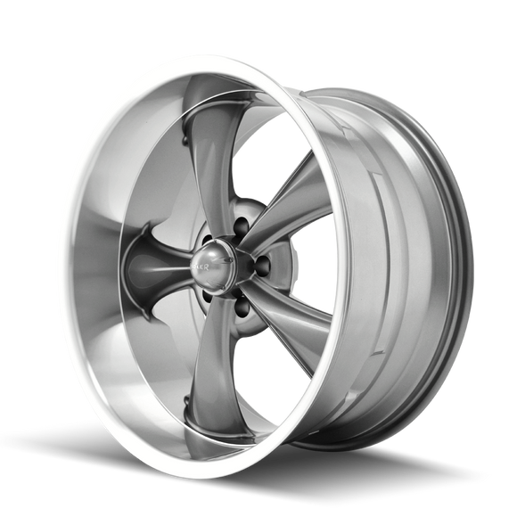 17x7 Ridler 695 Grey-Machined Wheel/Rim 5x120.65 695-7761G