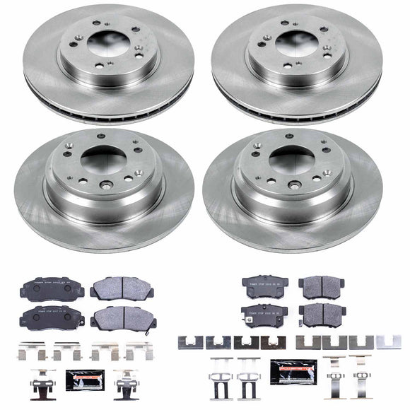 PowerStop Track Day Spec High-Performance Brake Pad and Rotor Kit
