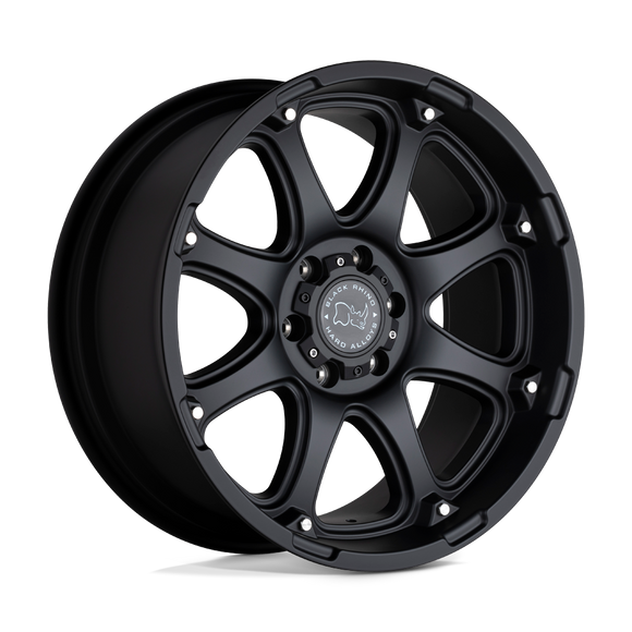 18x9 Black Rhino Glamis Black Wheel/Rim 5x127 5-127 5x5 18-9 ET-12