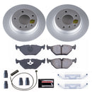 PowerStop Genuine Geomet Coated Rotor and Carbon-Fiber Ceramic Brake Pad Kit