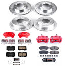 PowerStop Z23 Daily Driver Carbon-Fiber Ceramic Pads Drilled & Slotted Rotor & C