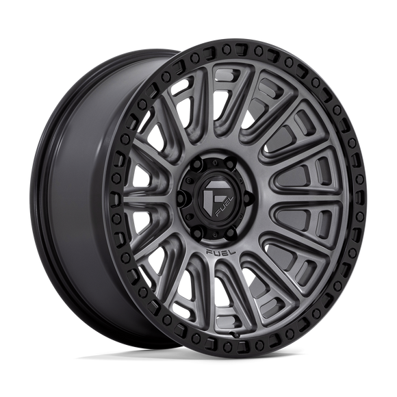 20x9 Fuel Off-Road D835 Cycle Matte Gunmetal with Black Ring 6x139.7 ET1 Wheel