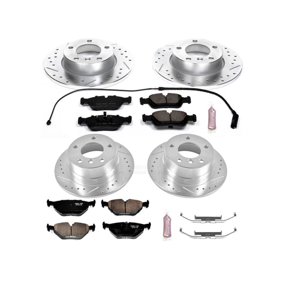 PowerStop Z23 Daily Driver Carbon-Fiber Ceramic Brake Pad and Drilled & Slotted