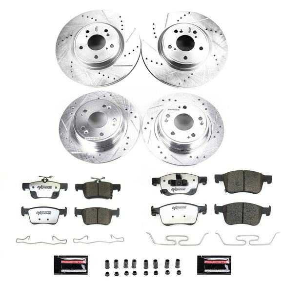 PowerStop Z26 Street Performance Ceramic Brake Pad and Drilled & Slotted Rotor K