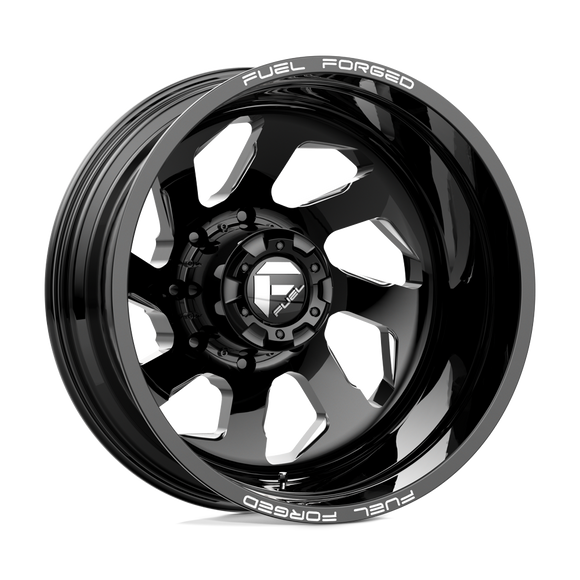 22x8.25 Fuel Off-Road DD39 FF39D Gloss Black Milled 8x200 ET-202 CB142 Wheel Rim