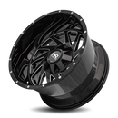 20x12 Hardrock Crusher Gloss Black Milled 6x135/139.7 ET-44 wheel/rim