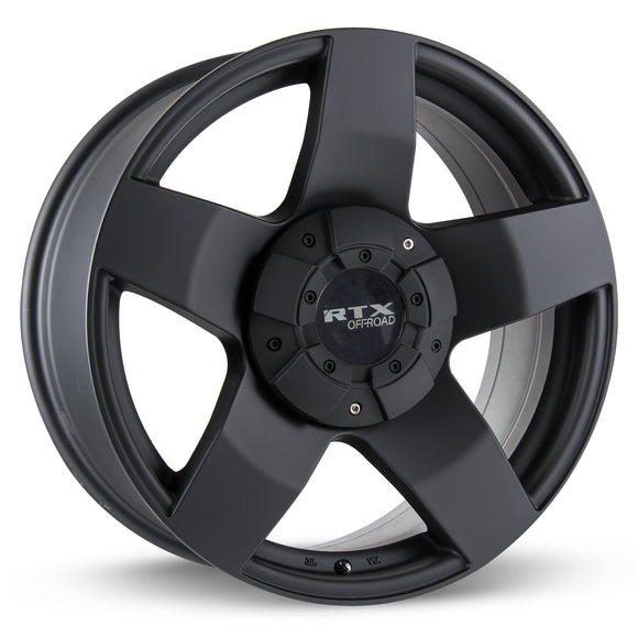 17x8 RTX Thunder Matte Black 8x165.1 ET10 wheel/rim