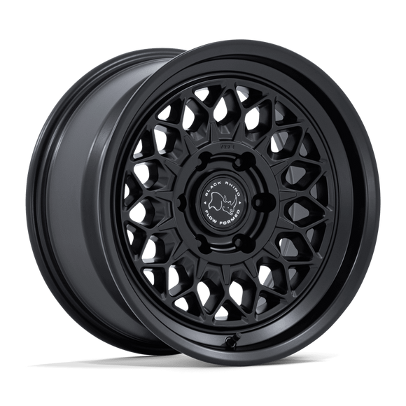 17x8.5 Black Rhino BR034 Graz Matte Black 6x135 ET0 CB87.1 Wheel Rim