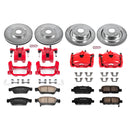 PowerStop Z23 Daily Driver Carbon-Fiber Ceramic Pads Drilled & Slotted Rotor & C
