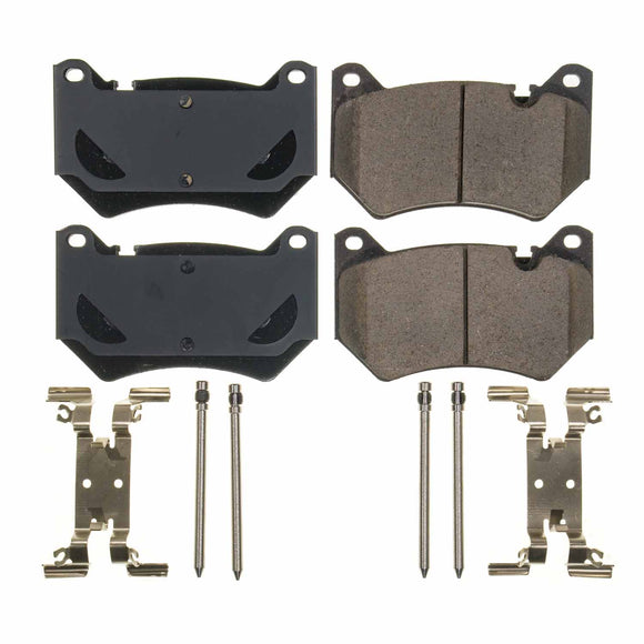 PowerStop Z17 Evolution Ceramic Brake Pads With Hardware