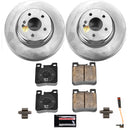 PowerStop Genuine Geomet Coated Rotor and Carbon-Fiber Ceramic Brake Pad Kit