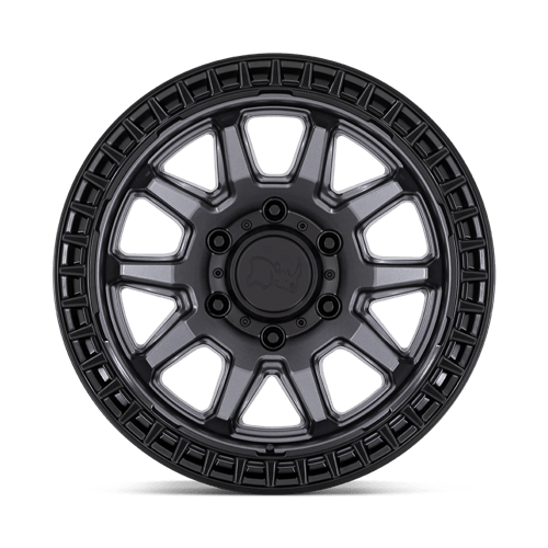 20x9 Black Rhino Calico Matte Gunmetal Matte Black Lip 6x139.7 ET0.00 Wheel