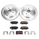 PowerStop Z23 Daily Driver Carbon-Fiber Ceramic Brake Pad and Drilled & Slotted