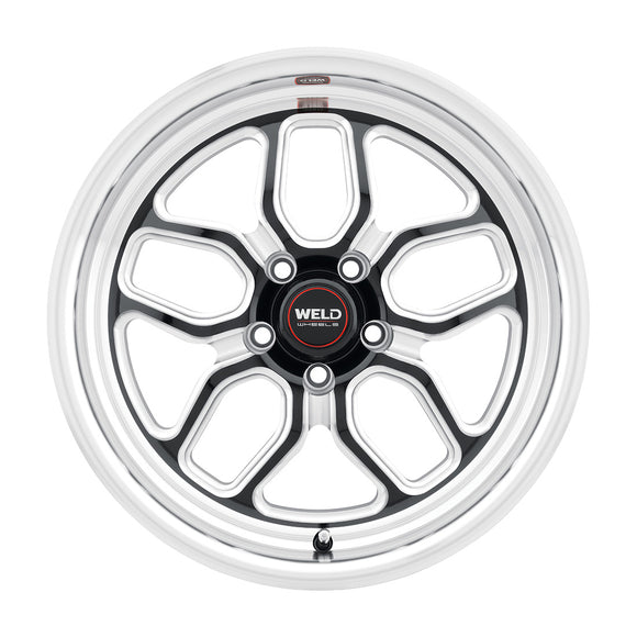 17x11 WELD Performance Laguna Gloss Black Milled 5x127 5x5 ET-44 Wheel Rim