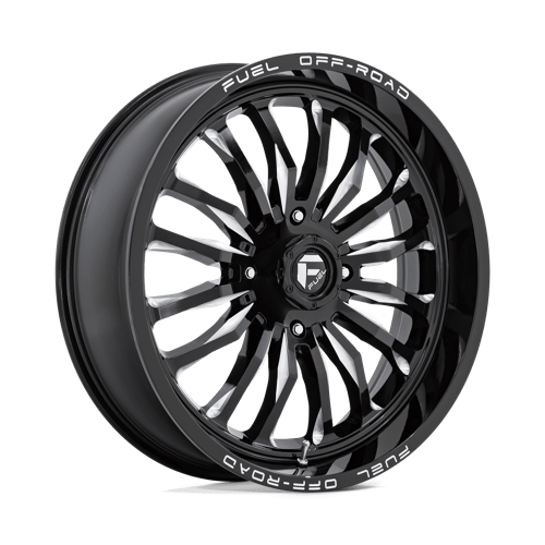 22X7 Fuel UTV D821 ARC UTV Gloss Black Milled 4X137 ET13 Wheel Rim
