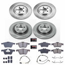 PowerStop OE Stock Replacement Low-Dust Ceramic Brake Pad and Rotor Kit
