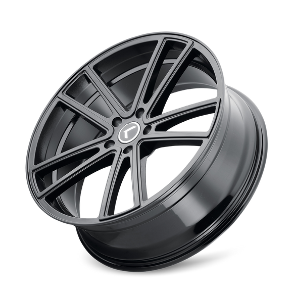 22x9.5 Kraze Lusso Gloss Black 6x139.7 ET30 CB106 Wheel Rim