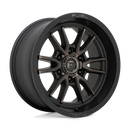 18x9 Fuel Off-Road D762 Clash Matte Black Double Dark Tint 6x139.7 ET1 Wheel